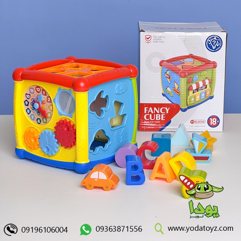 اسباب بازی آموزشی مکعب هوش موزیکال  HE0520