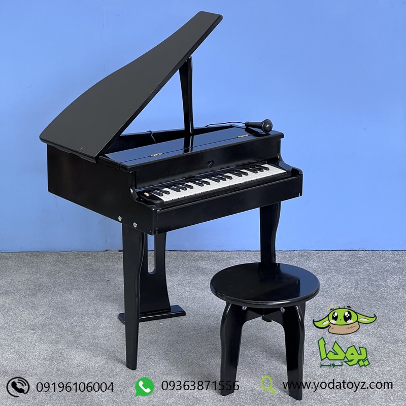 پیانو کودک مدل پدال جنس چوب با صندلی