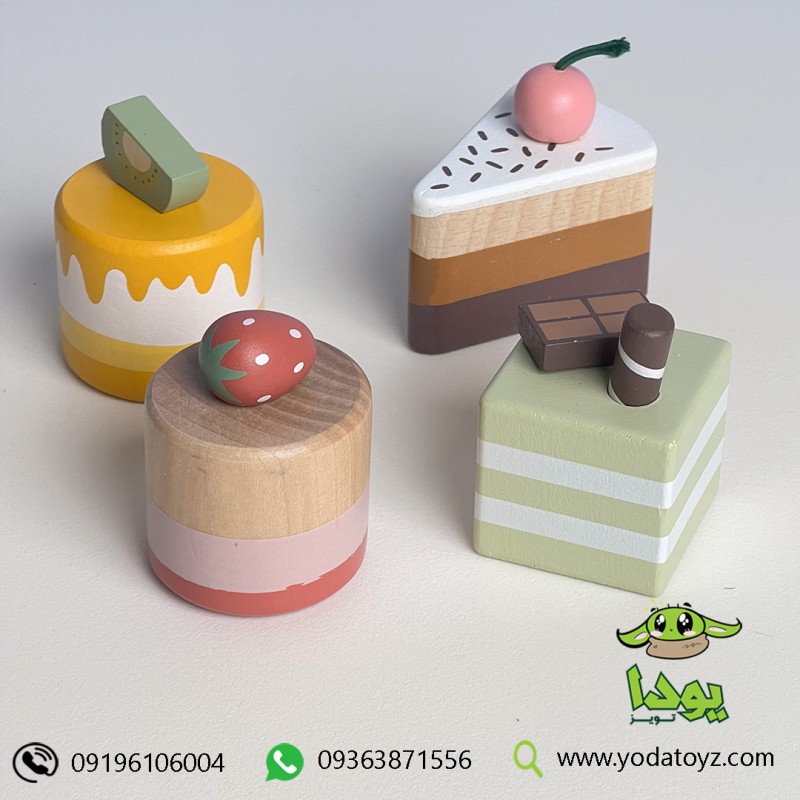 اسلایس کیک چوبی 4 عددی پیکاردو picardo