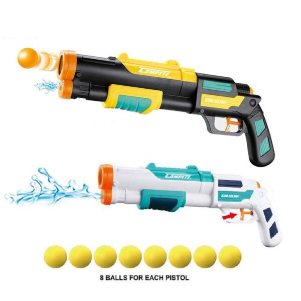 اسباب بازی تفنگ شاتگان دولول 2 کاره (آبپاش و تیر فومی) 648-63