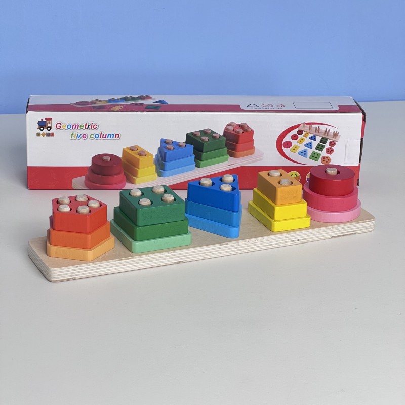 مونته سوری اشکال چوبی ساده مدل 852