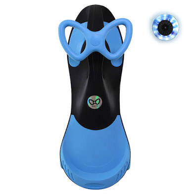 لوپ کار چرخ ژله ای چراغدار رنگ مشکی آبی LOOPCAR