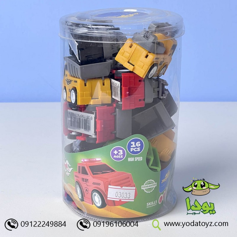 پک 16 عددی ماشین کوچولو