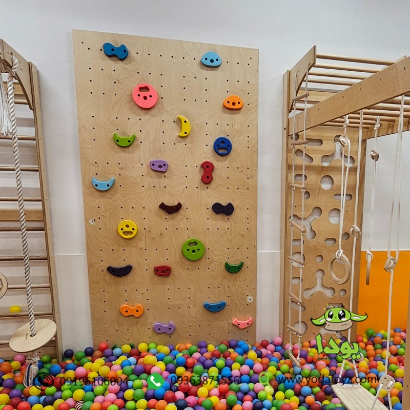 دیوار صخره نوردی پلای وود 244*122