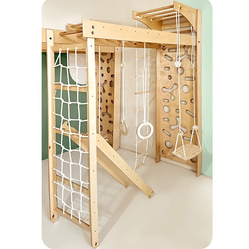 مجموعه ورزشی چوبی تاشو مدل کیهان کد 4021