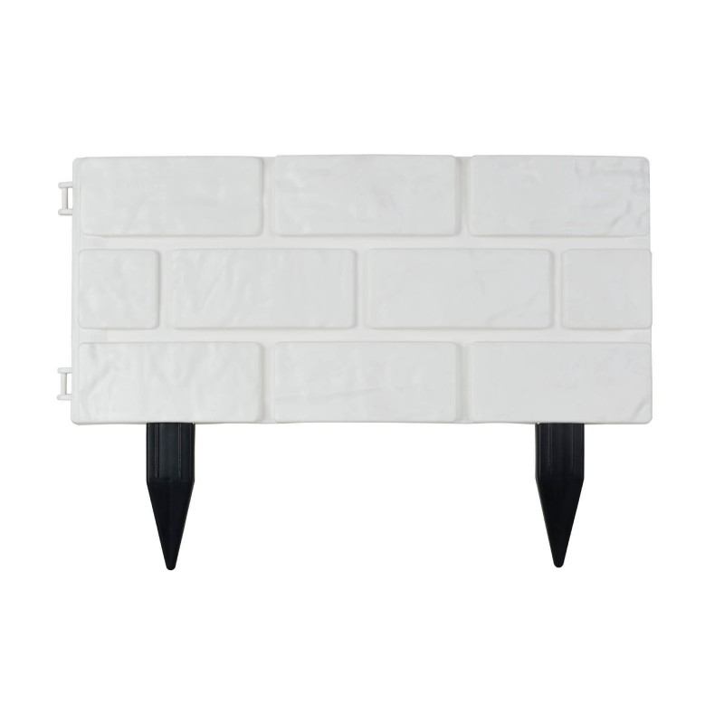 حصار باغچه پلاستیکی فضای باز  طرح آجر (پک 10 عددی) کد 6