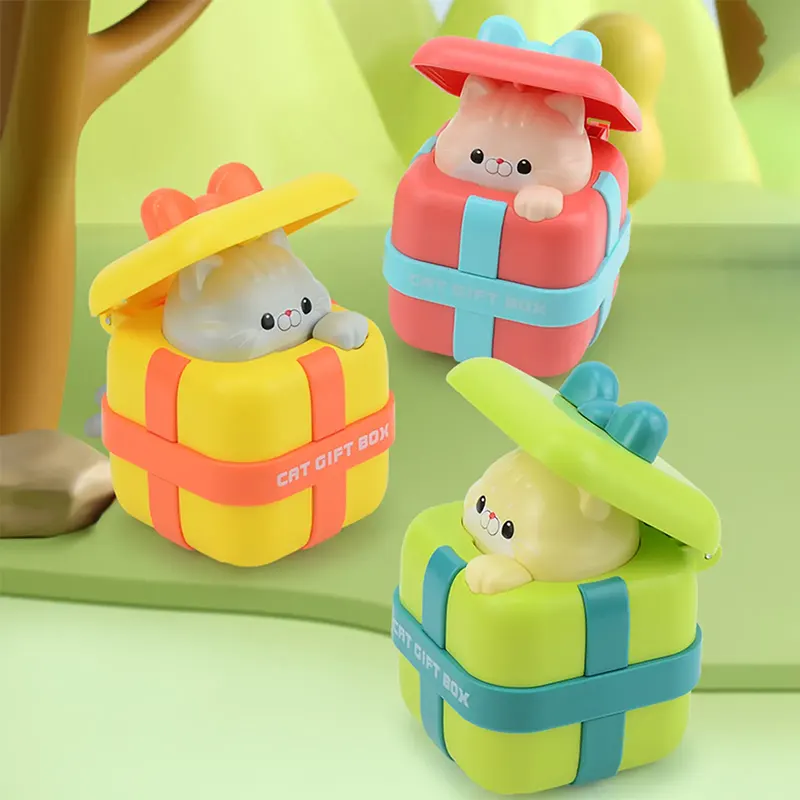 اسباب بازی گربه کادویی سر فشاری