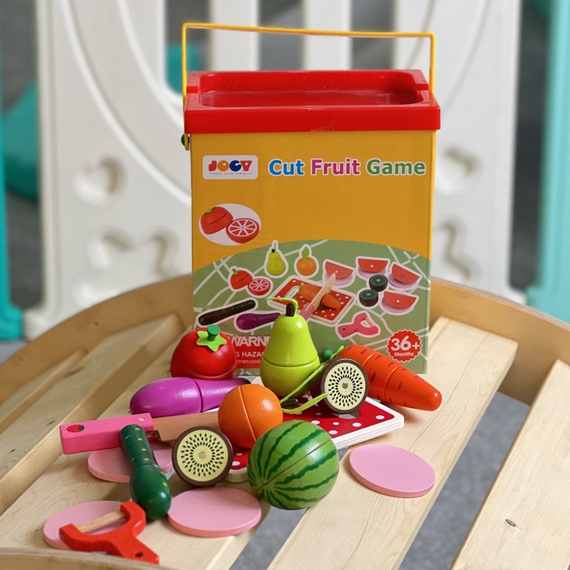 اسباب بازی برش میوه سطلی با چاقو کد 806