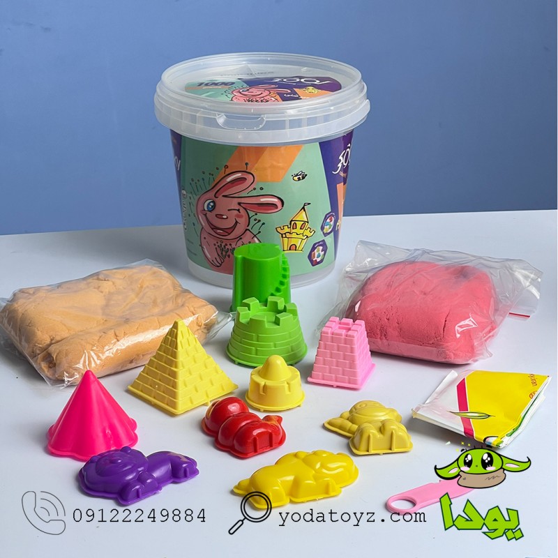 شن جادویی (خمیر شنی) یک کیلویی برند لوکی