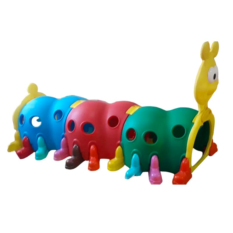 تونل بزرگ کودک مدل هزار پا 3 تکه