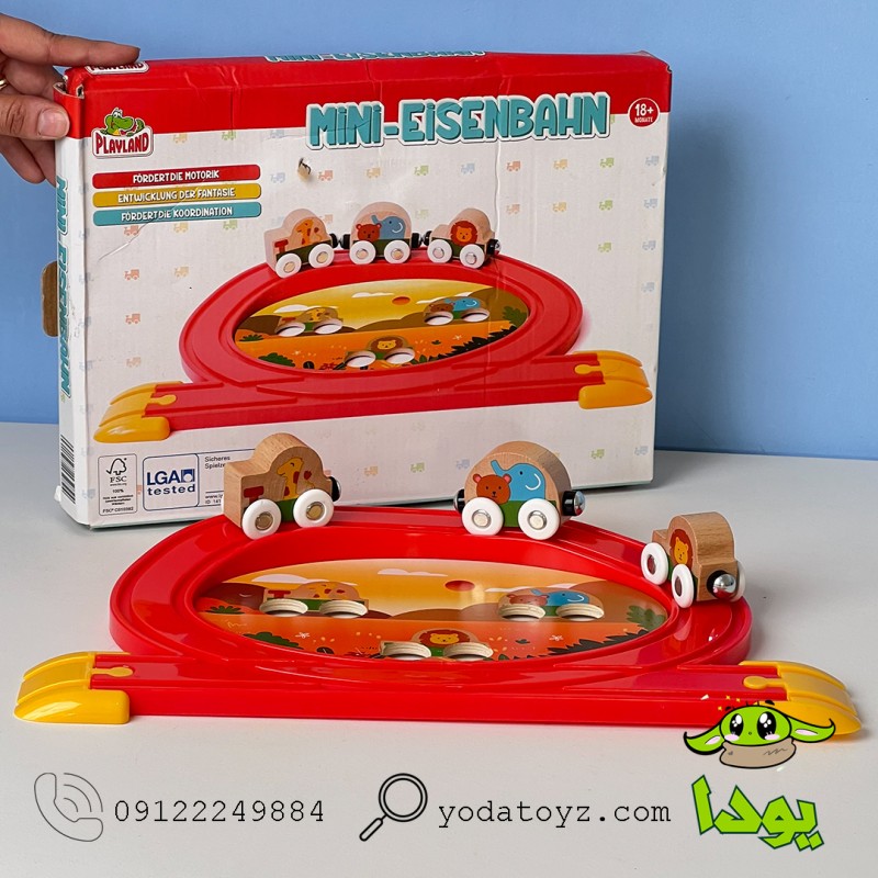 ست ریل قطار چوبی 1238