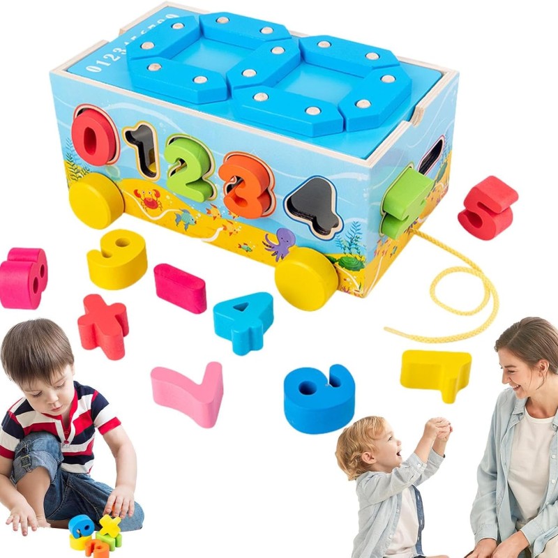 بازی جا گذاری اشکال مدل خانه هوش چرخدار ((آموزش اعداد)) کد 1721