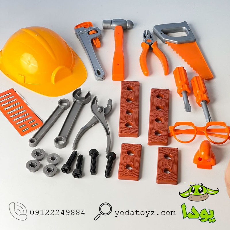 کلاه ایمنی همراه با ابزار کار کد 01901318 TSMA