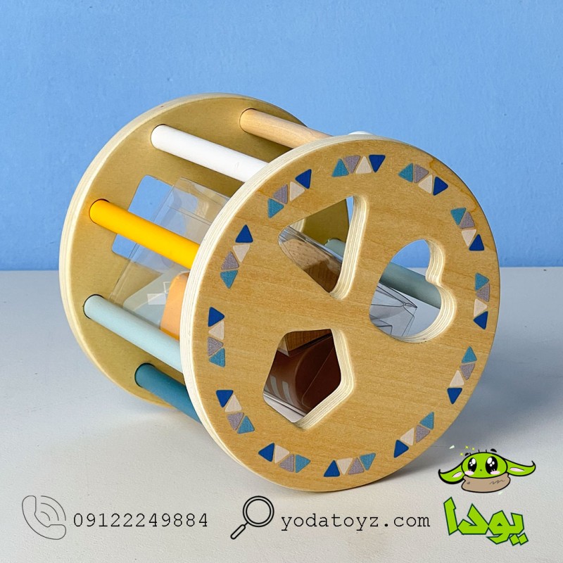 استوانه هوش جا گذاری اشکال پیکاردو  رنگ آبیBZ-47-B