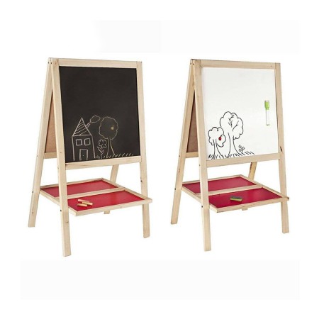 تخته نقاشی کودک چوبی دو طرفه PALIZAN
