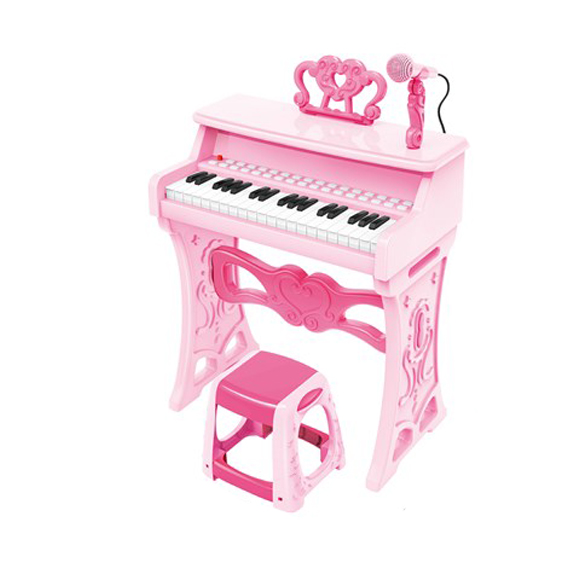پیانو برقی کودک رنگ صورتی وارداتی