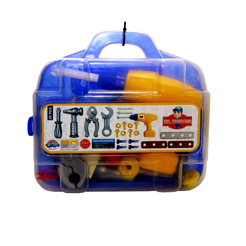 جعبه ابزار کیفی کودک برند Mr Mechanic Toys 24