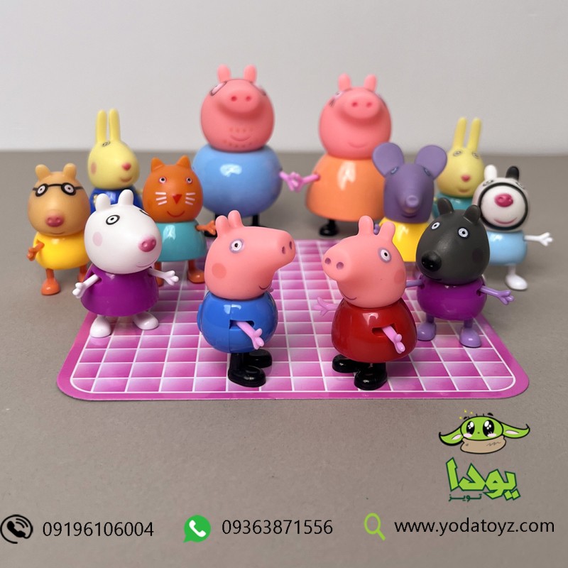 فیگور پپا پیگ 12 عددی