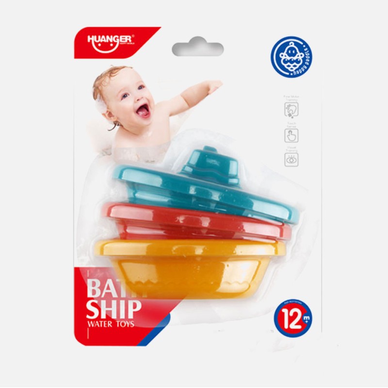 اسباب بازی حمام مدل کشتی 3 عددی کد HE0221
