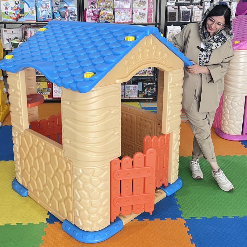 کلبه بازی کودک مدل دیزنی پسرانه رنگ آبی