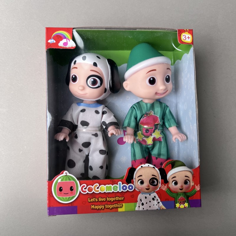 فیگور کوکوملون های دو عددی  سبز و سفید خال دار