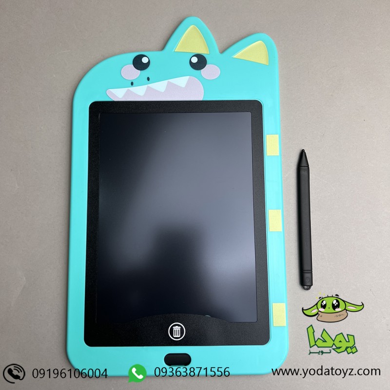 تبلت مغاطیسی دایناسور سبز- LCD PANNEL HAND WRIGHTING BOARD