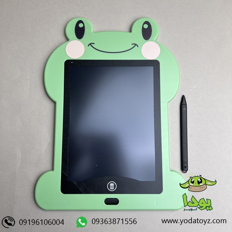 تبلت مغاطیسی قورباغه سبز- LCD PANNEL HAND WRIGHTING BOARD