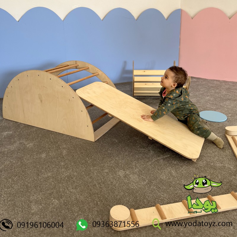 آرکو پیکلر چند کاره چوبی  به همراه سرسره