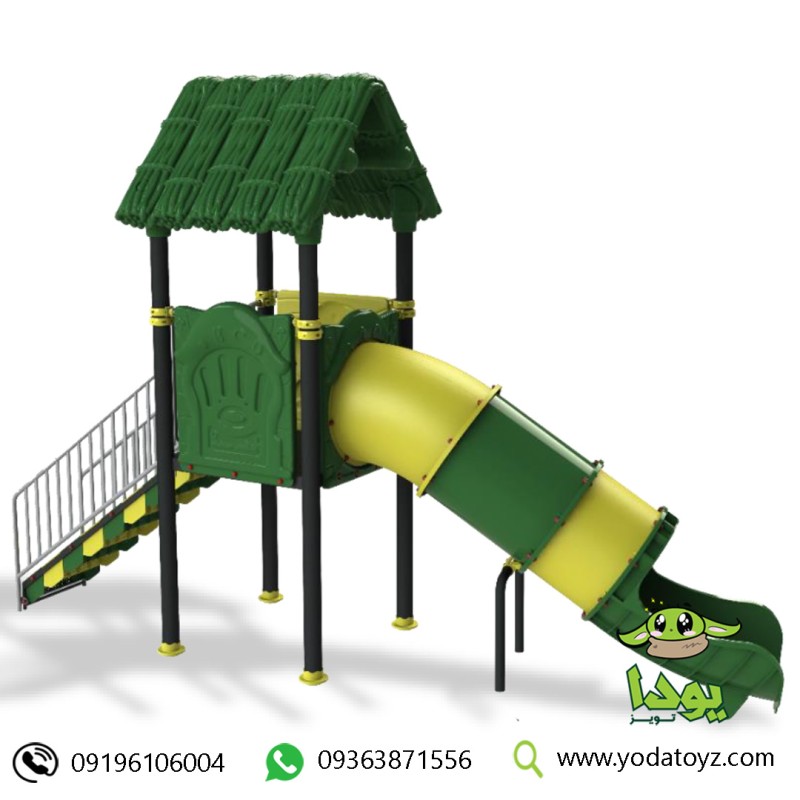 مجموعه سرسره تونلی با ارتفاع بلند با برج کد PS1107