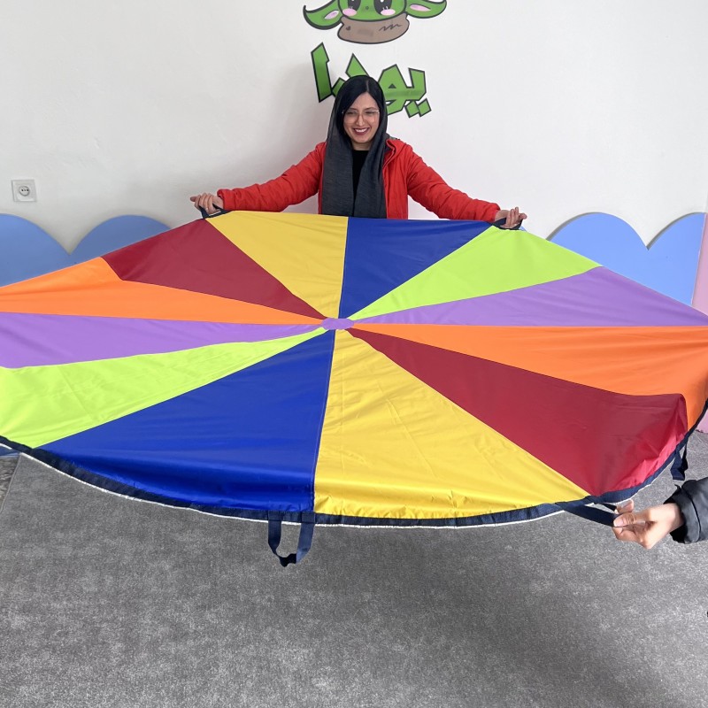 بازی گروهی چتر پاراشوت 6 نفره قطر 2 متر