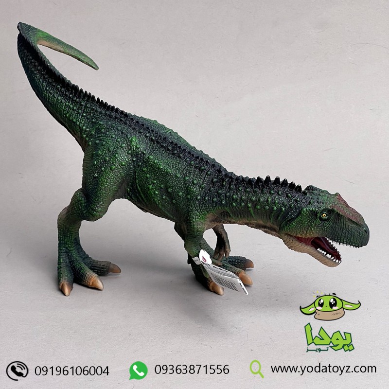 فیگور دایناسور تی رکس در حال شکار برند موجو کد 387293 - Green T-Rex Hunting