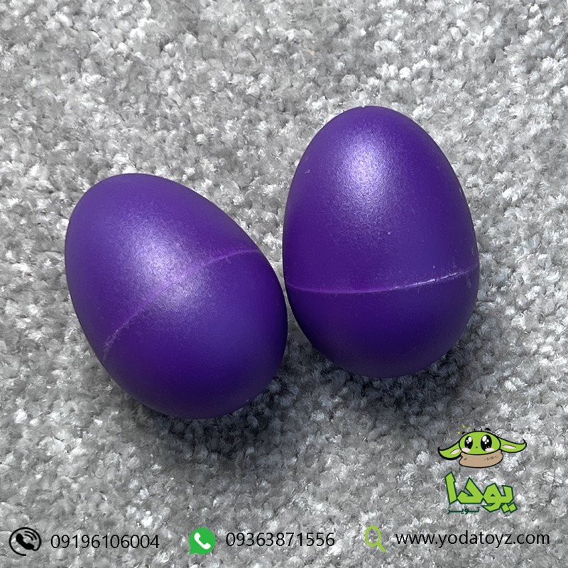 شیکر تخم مرغی رنگ بنفش