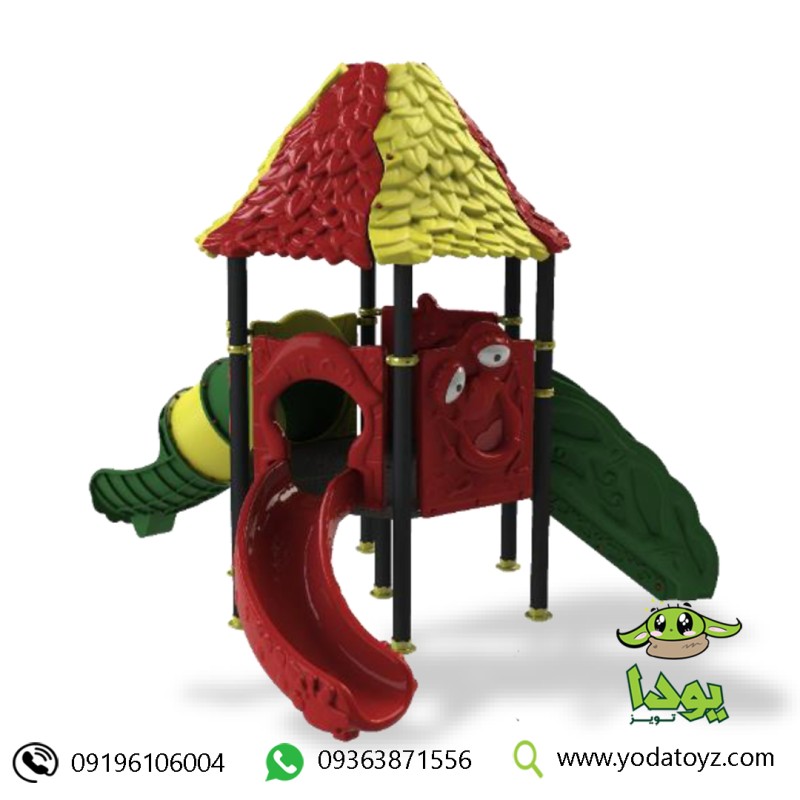 سرسره فضای باز پیچ دار و سرسره تونلی کد PS1112