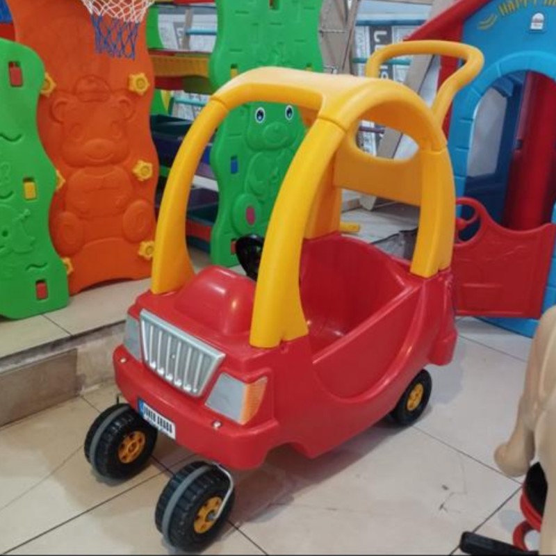 ماشین پایی کودک سقف دار *وارداتی*