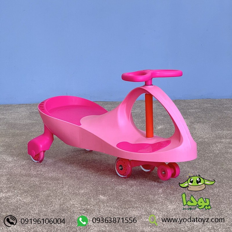 لوپ کار چرخ ژله ای رنگ صورتی-صورتی LOOPCAR