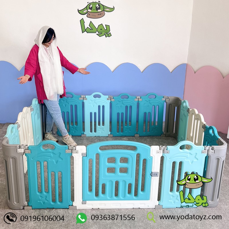 حصار بازی کودک در دار ماشروم ۱۸۰ در ۱۸۰ سانتی متر  ((قابل سفارش در ابعاد دلخواه))