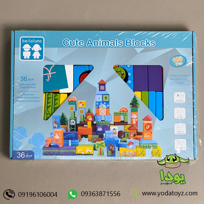 بریکس خانه سازی چوبی 100 تکه - BLLN 3430