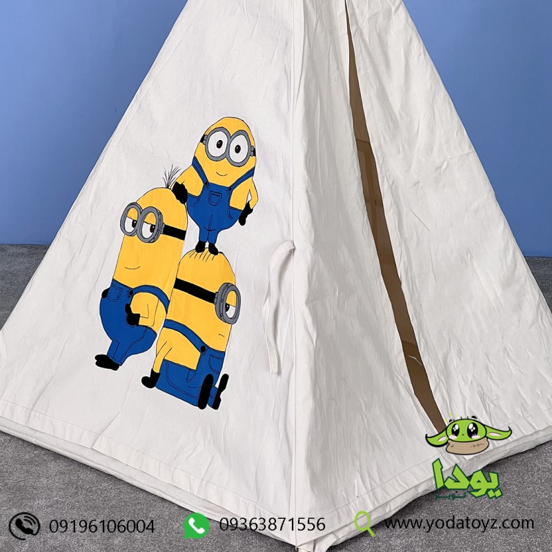چادر بازی کودک با تشک مدل مینیون