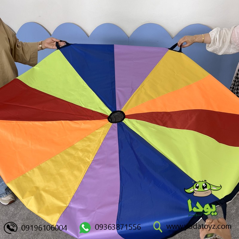 بازی گروهی چتر پاراشوت قطر 1/5 متر