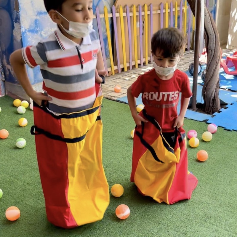 بازی مهد کودکی کیسه پرش کانگرو (1 عددی)