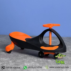 لوپ کار چرخ ژله ای چراغدار رنگ مشکی نارنجی LOOPCAR