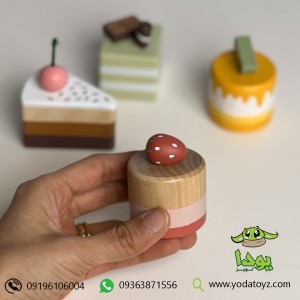اسباببازی چوبی کیک 4 عددی پیکاردو picardo