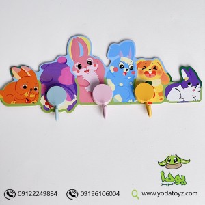جا لباسی دیواری چوبی کد 37282