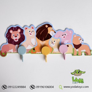 جا لباسی دیواری چوبی کد 37282