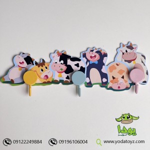 جا لباسی دیواری چوبی کد 37282