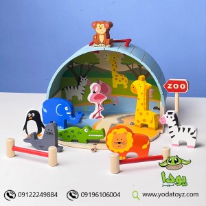 مزرعه با حیوانات چوبی پیکاردو
