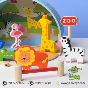 مزرعه با حیوانات چوبی پیکاردو