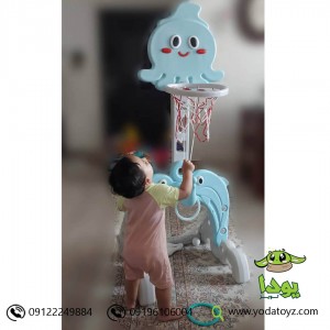 بسکتبال ایستاده چند کاره کودک مدل دلفین