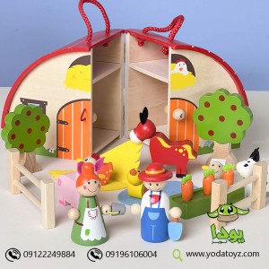 مزرعه با حیوانات چوبی پیکاردو