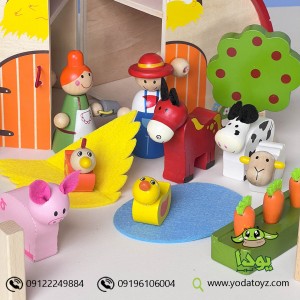 مزرعه با حیوانات چوبی پیکاردو